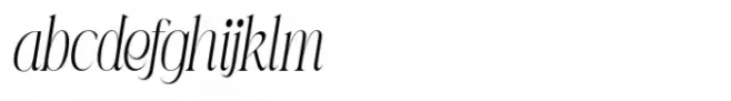 Mintely Thin Italic Condensed