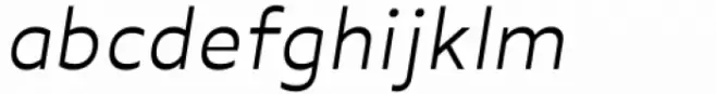 Mode 0 Light Negativ Italic
