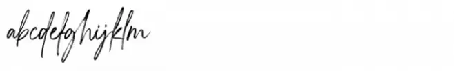 Modern Brush Style  Script