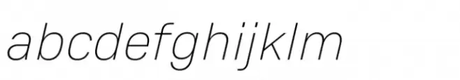 Monto Screen Ultra Light Italic