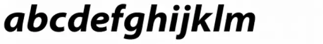Myriad Pro SemiExt Bold Italic