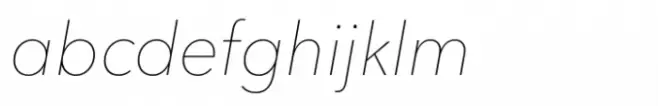 Nationale Std Thin Italic