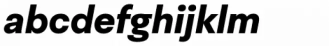 Neogrotesk Pro Black Italic