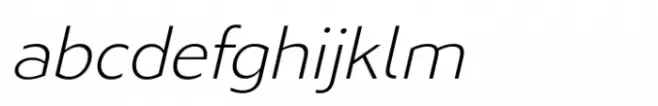 Neosande Extra Light Italic