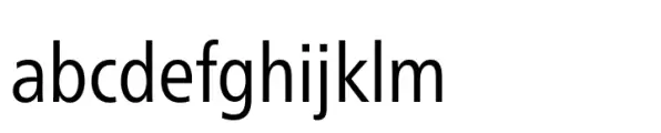 Neue Frutiger Paneuropean Condensed Book