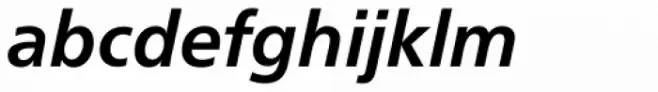 Neue Frutiger Thai Modern Bold Italic