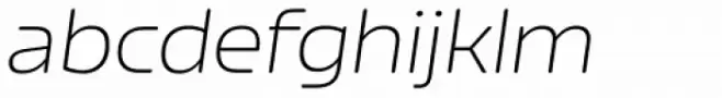Nizzoli Rounded Extra Light Italic