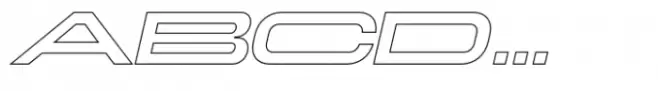 Nokia Expanded Bold Outline Italic