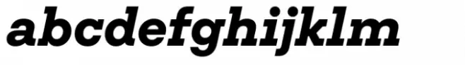 Nomos Slab Extra Bold Italic