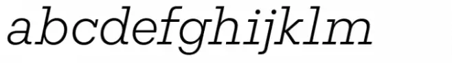 Nomos Slab Light Italic