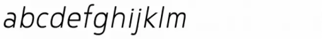 Noyh Geometric Slim Light Italic