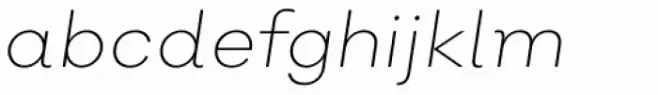 Nutmeg Ultra Light Italic