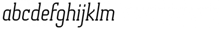 Otsu Slab Light Italic