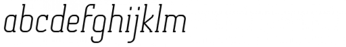 Otsu Slab Thin Italic