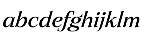 Ozana Pro Text Regular italic
