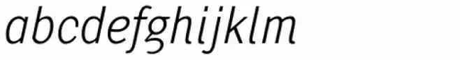 Pentay Sans Light Italic