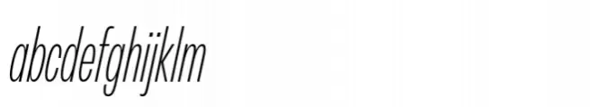 Peridot PE Compressed ExtraLight Italic
