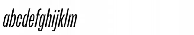 Peridot PE Compressed Italic