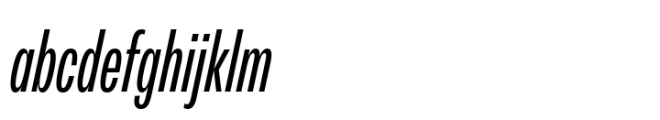 Peridot PE Compressed Medium Italic