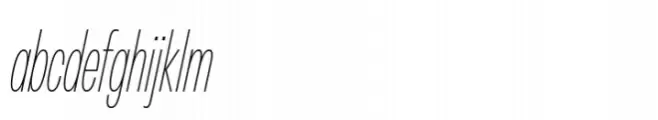 Peridot PE Compressed Thin Italic