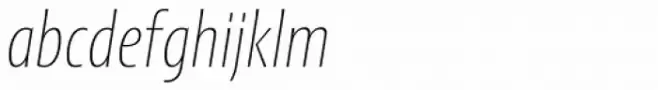 Picador Sans Thin Italic
