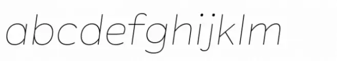 Plasto Thin Expanded Italic