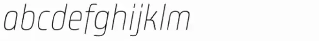 Plau Thin Italic