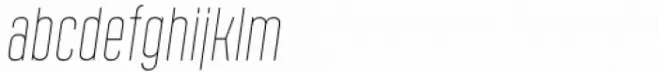 Polate A1 Thin Italic