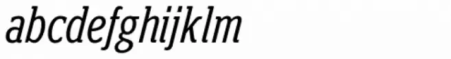 Polyphonic Condensed Italic