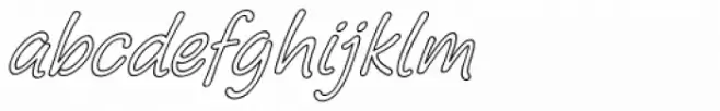 Pony Tale Pro Outline Italic