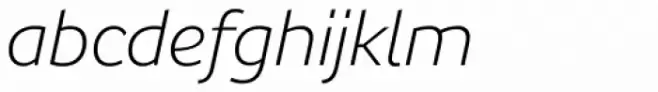 Precious Sans Two Light Italic