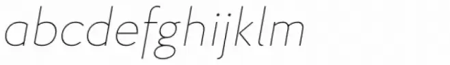 Proba Pro Thin Italic