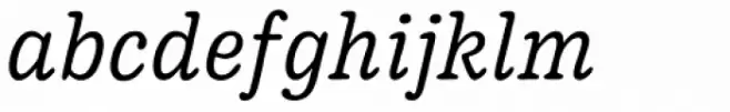 Pueblito Light Italic