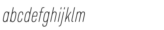 Pulse JP Compressed Thin Italic