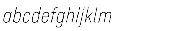 Pulse JP Condensed Thin Italic