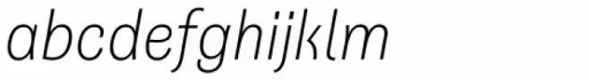 Quartal Extended Light Italic