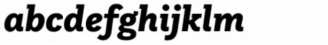 Questa Slab Black Italic