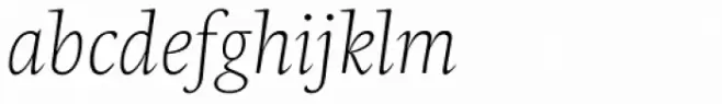 Radiata Extra Light Italic