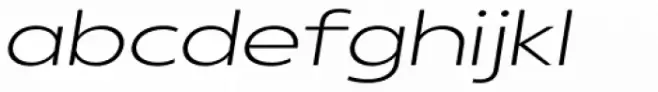 Radiate Sans Light Semi Expanded Italic