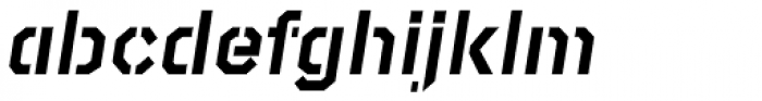 Raker Stencil Heavy Italic