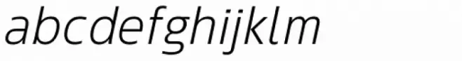 Ramston Thin Italic