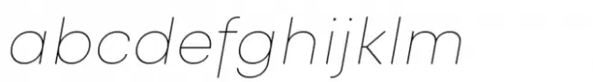 Recht Thin Italic