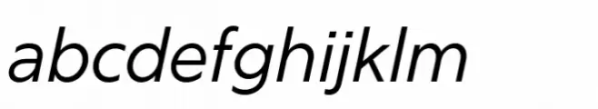 Rig Sans Regular Italic