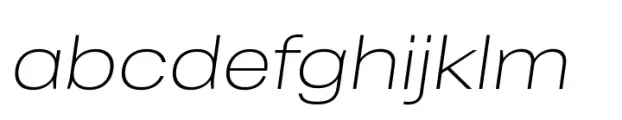 Rikkia Thin Wide Italic