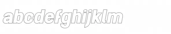Roclette Pro Line EBold Italic
