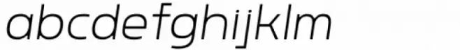 Rohyt Geometric ExtraLight Italic