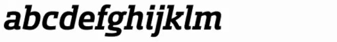 Sancoale Slab Bold Italic