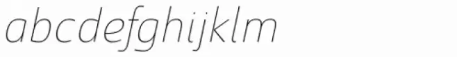 Savigny Thin Normal Italic