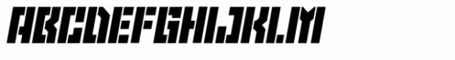 SBB Power Grid Stencil Italic