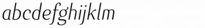 Senlot Cond Thin Italic